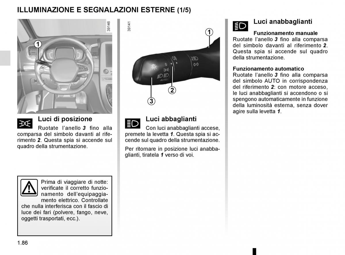 Renault Espace V 5 manuale del proprietario / page 92