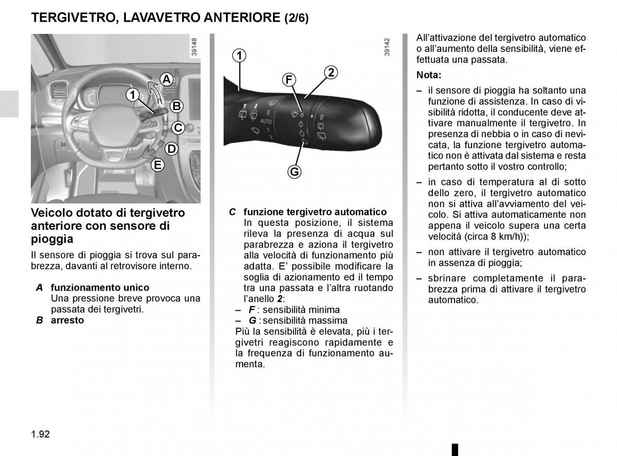 Renault Espace V 5 manuale del proprietario / page 98