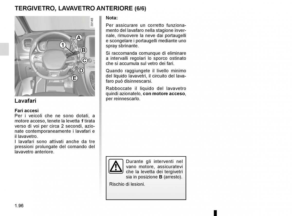 Renault Espace V 5 manuale del proprietario / page 102