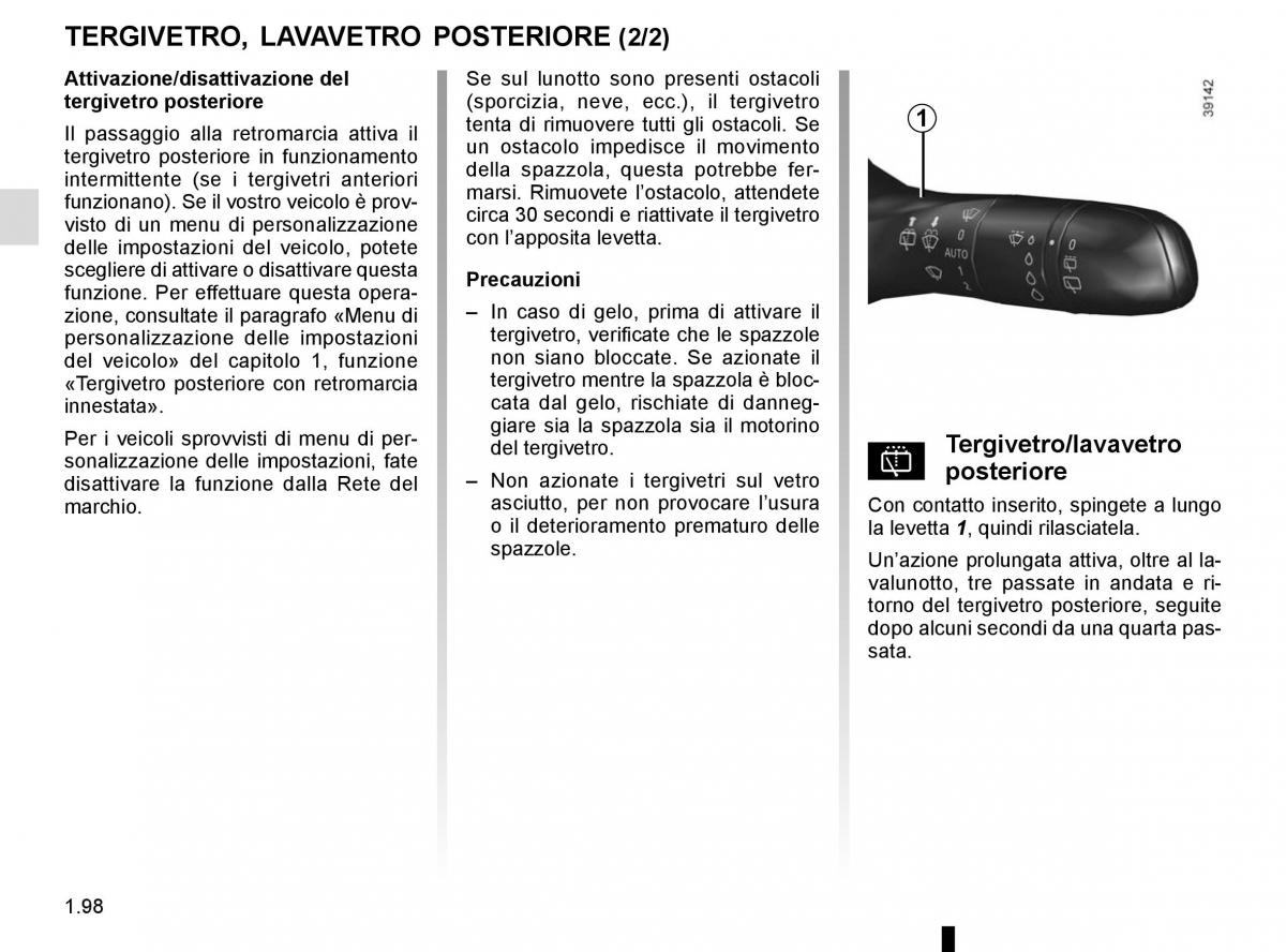 Renault Espace V 5 manuale del proprietario / page 104