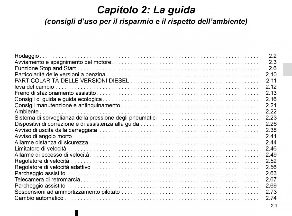 Renault Espace V 5 manuale del proprietario / page 109