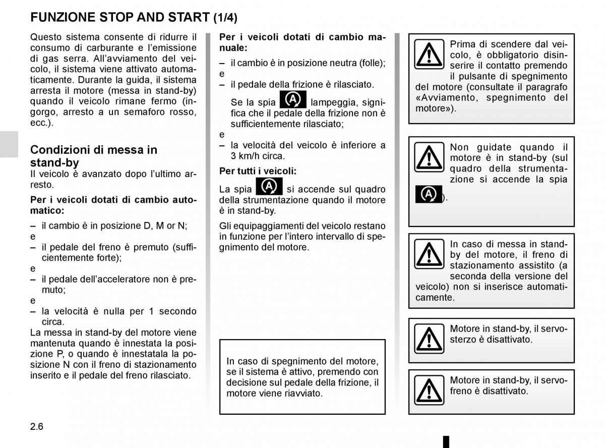 Renault Espace V 5 manuale del proprietario / page 114