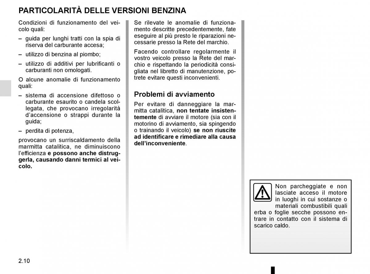 Renault Espace V 5 manuale del proprietario / page 118