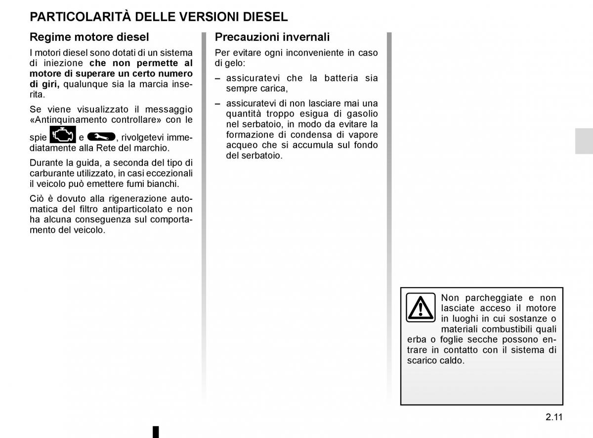 Renault Espace V 5 manuale del proprietario / page 119