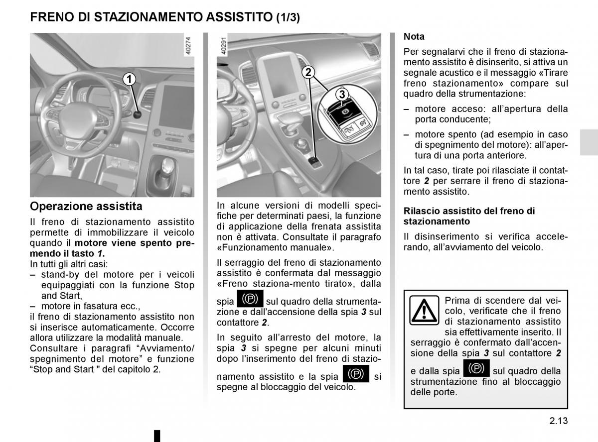 Renault Espace V 5 manuale del proprietario / page 121