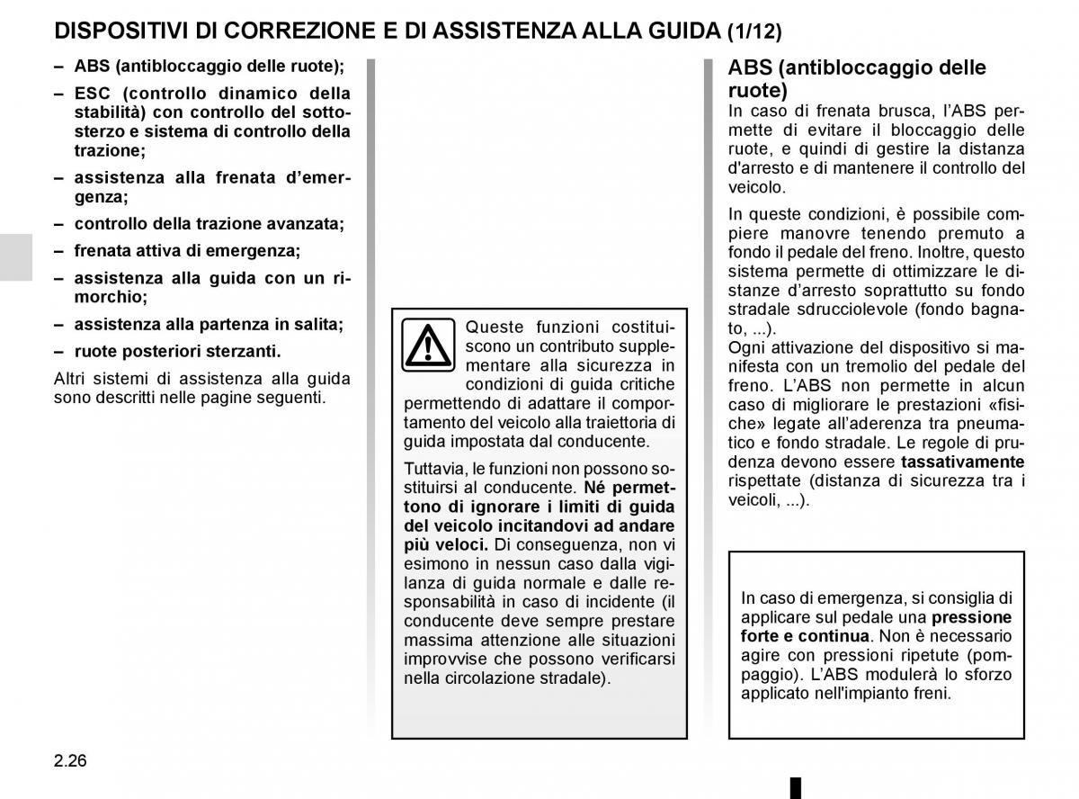 Renault Espace V 5 manuale del proprietario / page 134