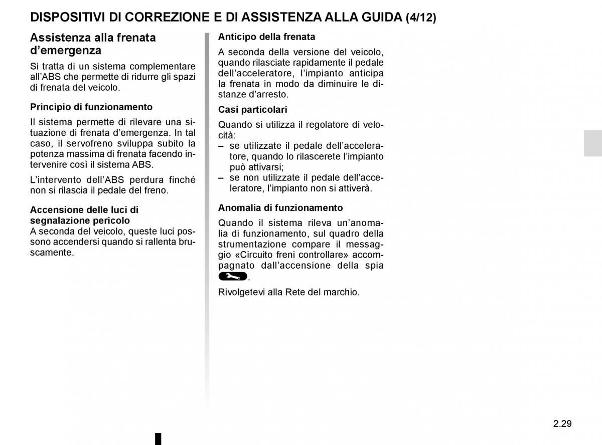 Renault Espace V 5 manuale del proprietario / page 137