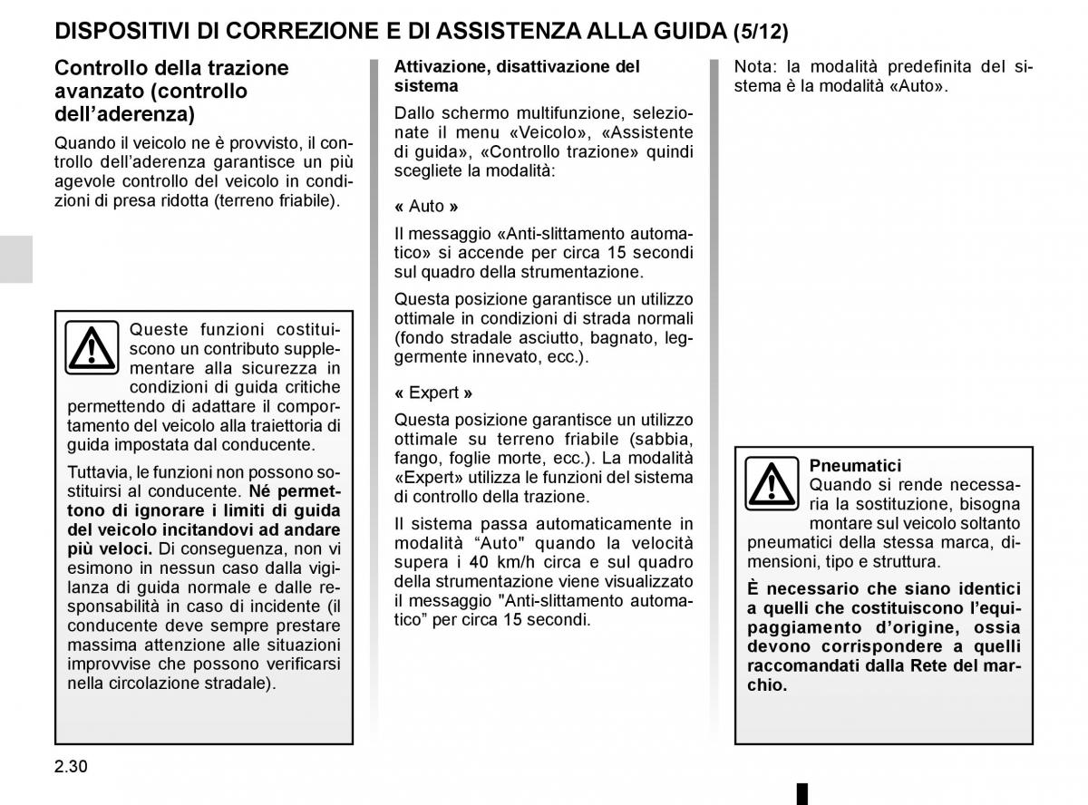 Renault Espace V 5 manuale del proprietario / page 138