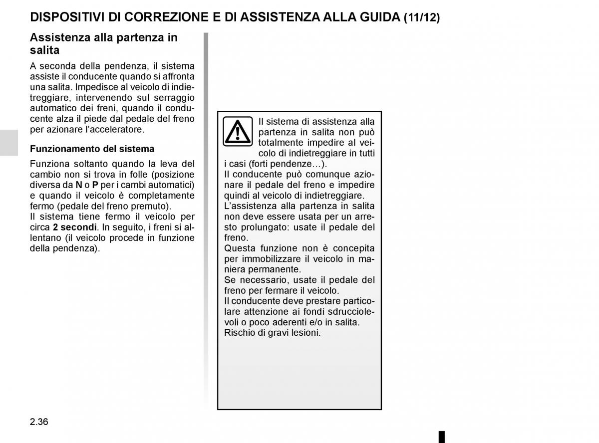 Renault Espace V 5 manuale del proprietario / page 144