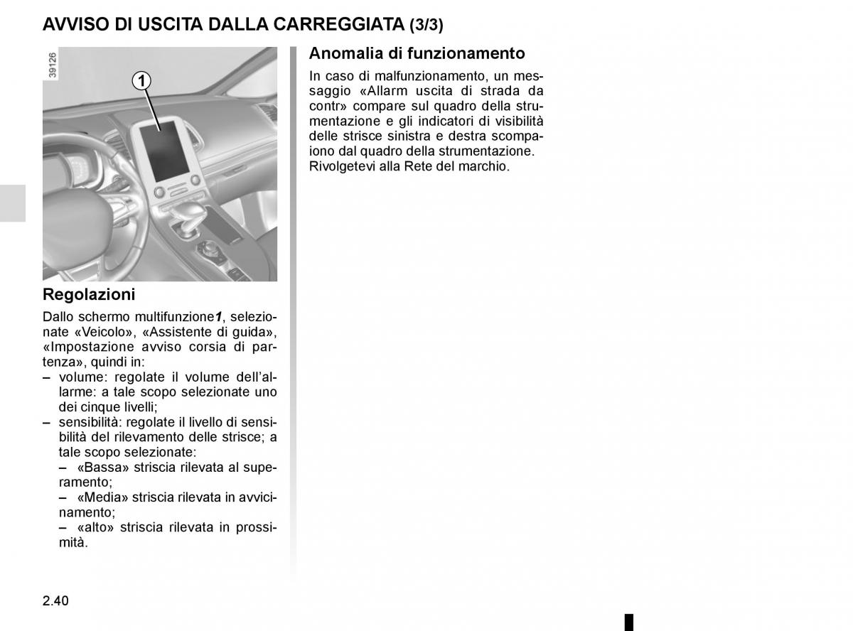 Renault Espace V 5 manuale del proprietario / page 148