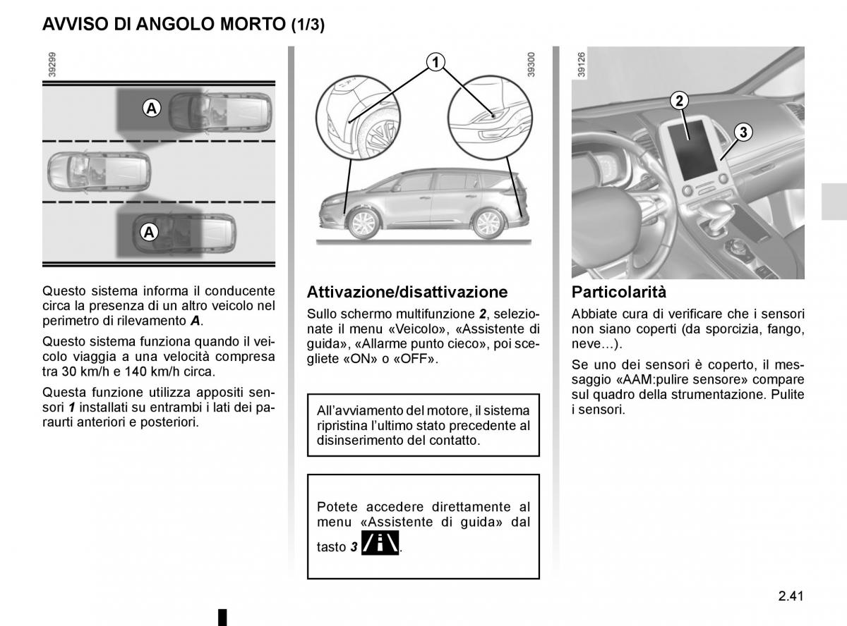 Renault Espace V 5 manuale del proprietario / page 149