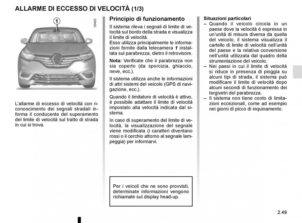 Renault Espace V 5 manuale del proprietario / page 157