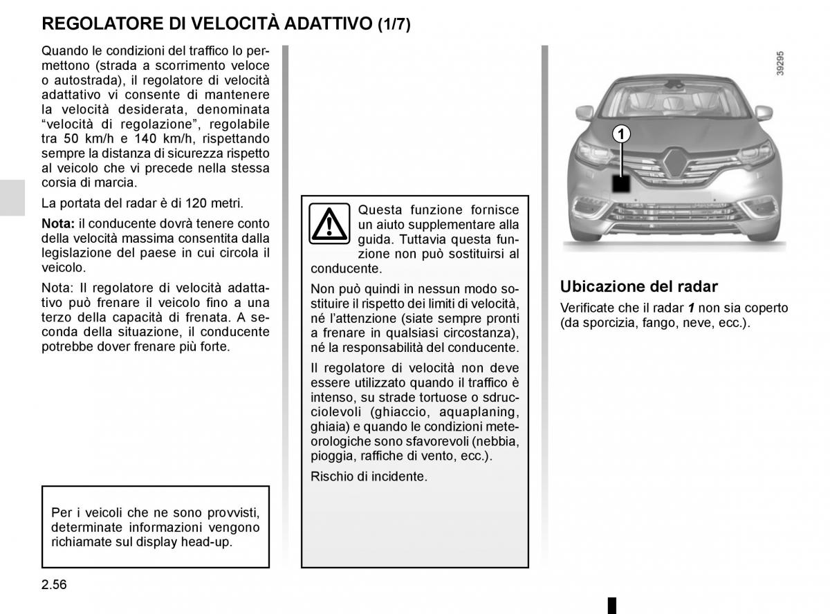 Renault Espace V 5 manuale del proprietario / page 164