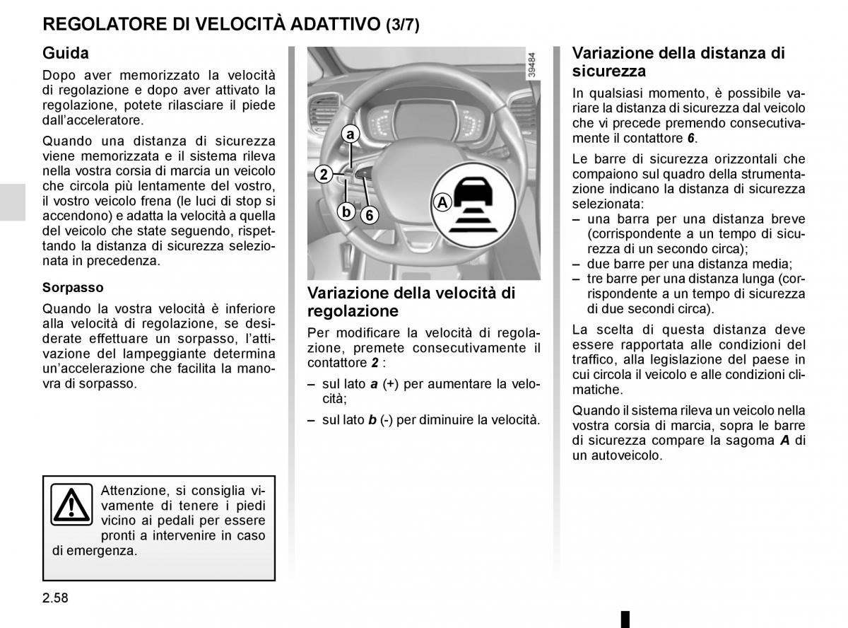 Renault Espace V 5 manuale del proprietario / page 166