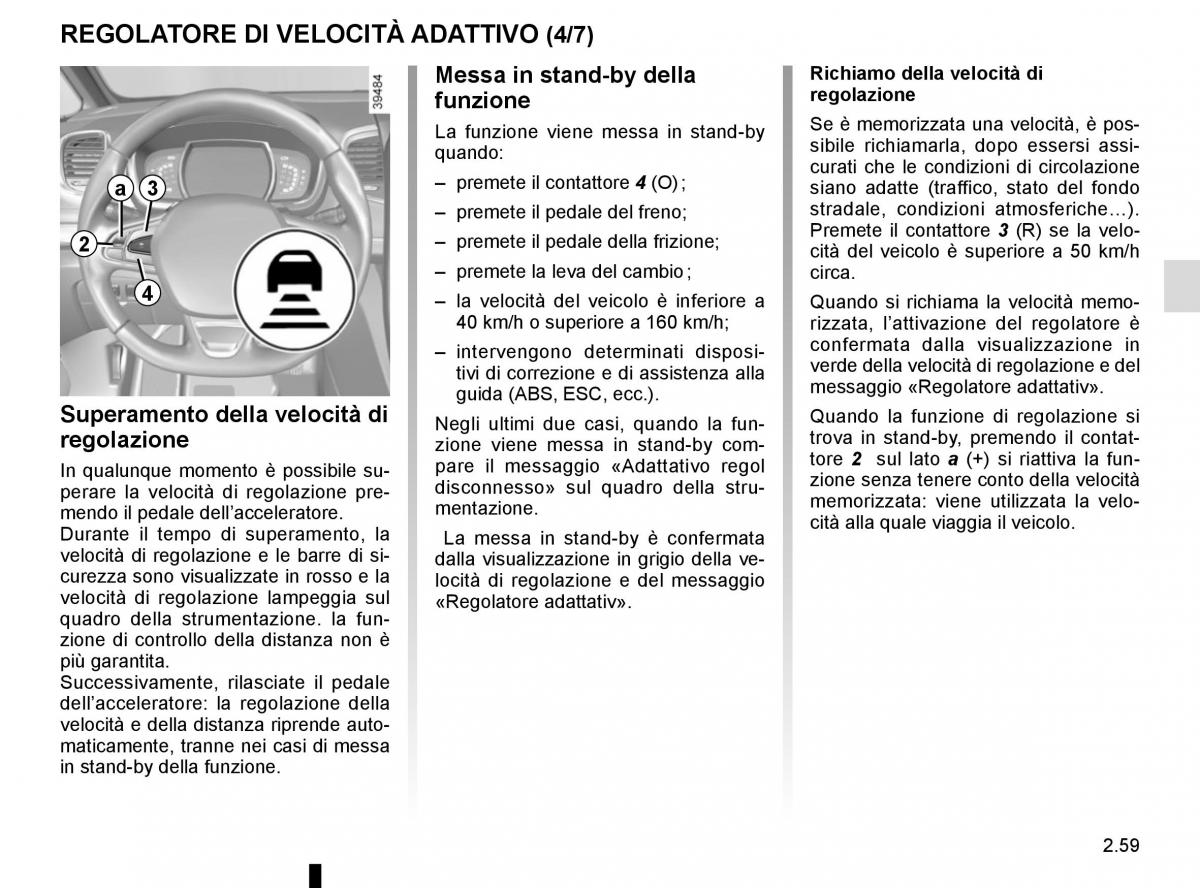 Renault Espace V 5 manuale del proprietario / page 167