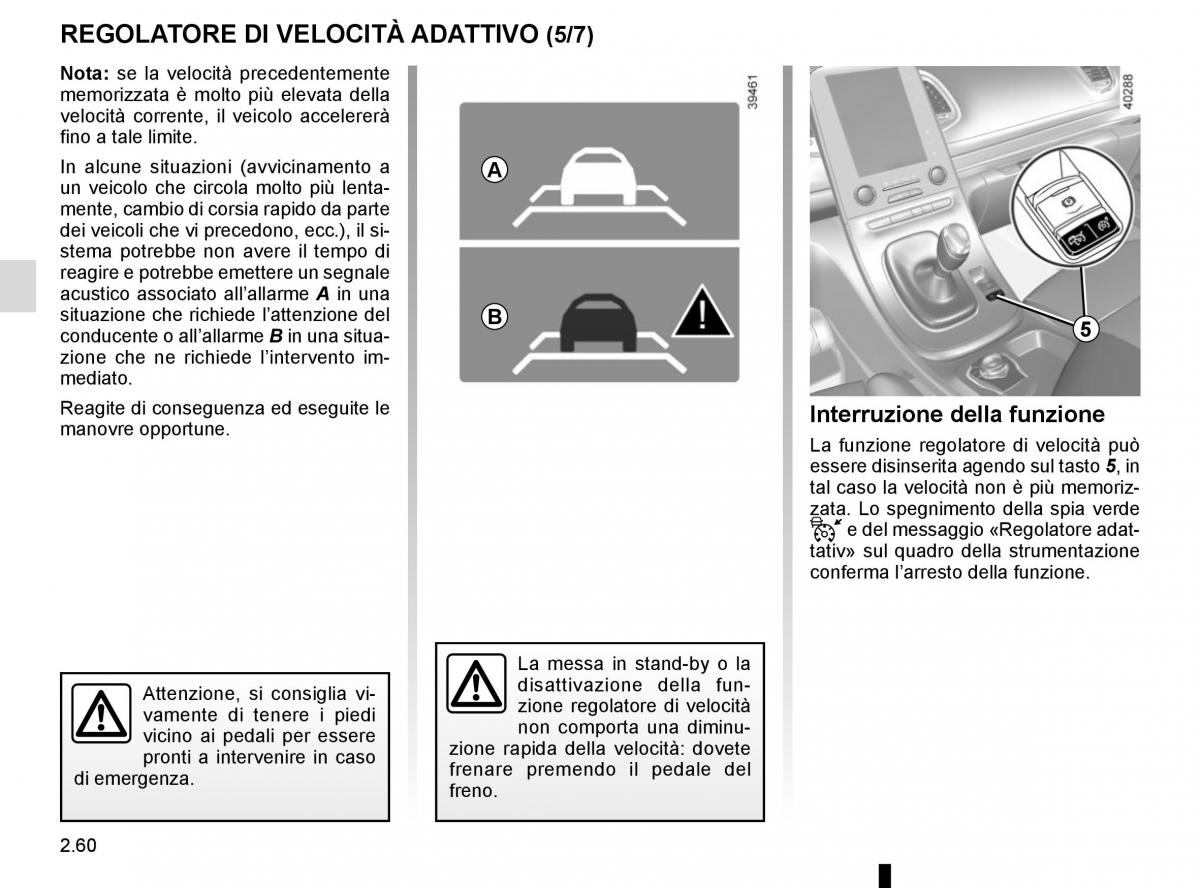 Renault Espace V 5 manuale del proprietario / page 168