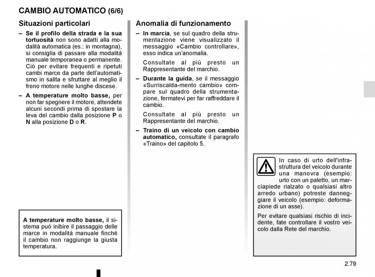 Renault Espace V 5 manuale del proprietario / page 187