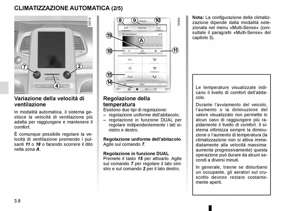 Renault Espace V 5 manuale del proprietario / page 196