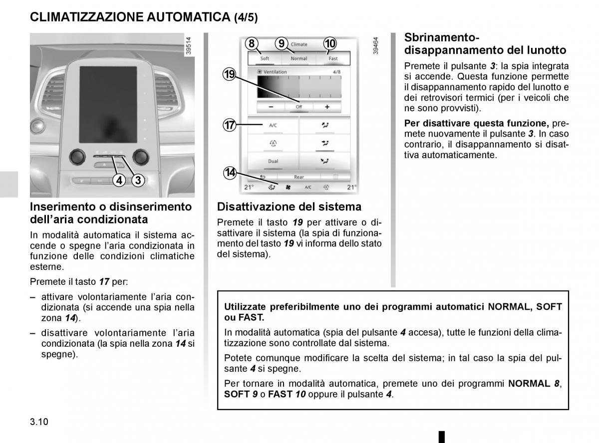 Renault Espace V 5 manuale del proprietario / page 198