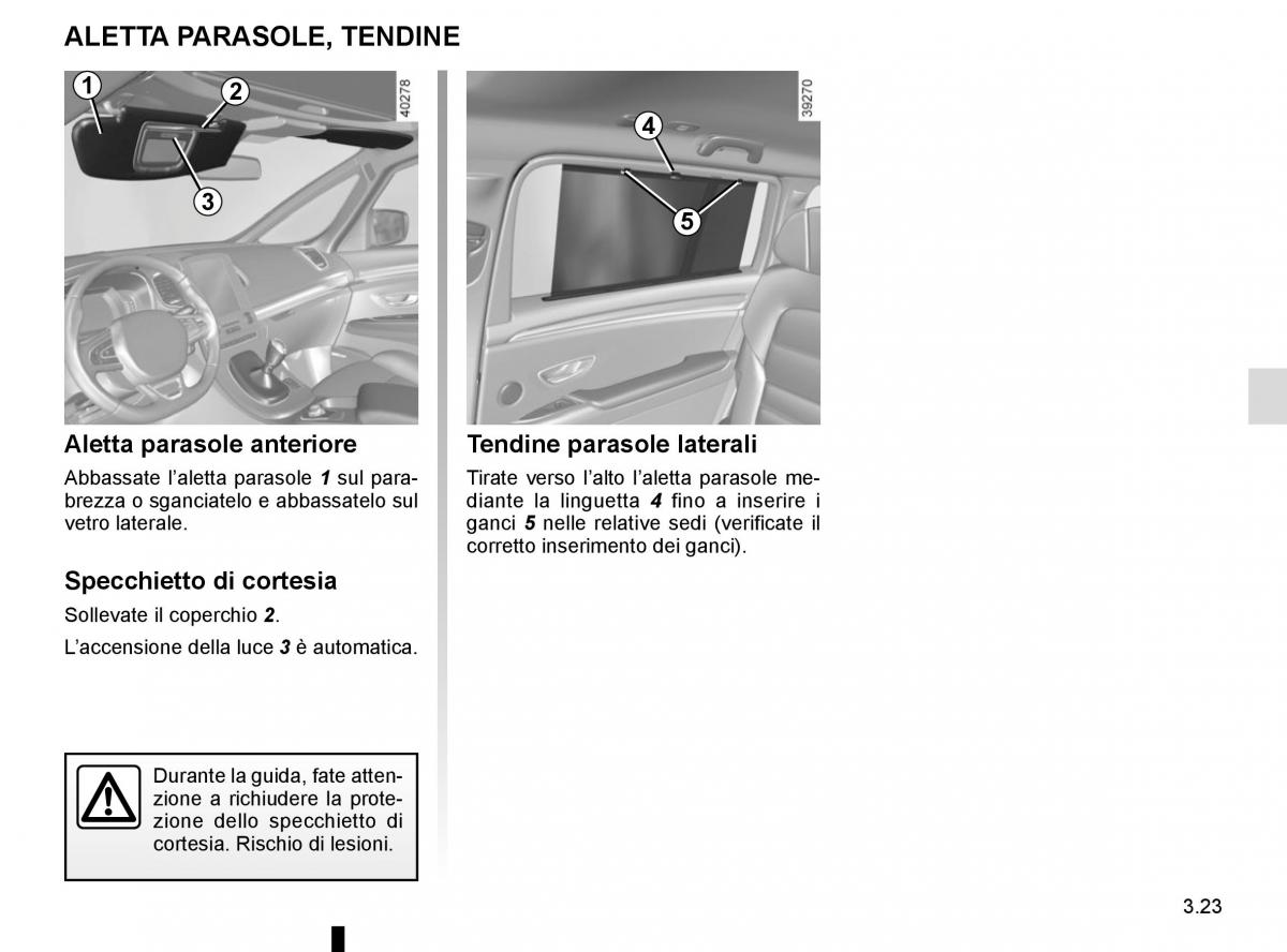 Renault Espace V 5 manuale del proprietario / page 211