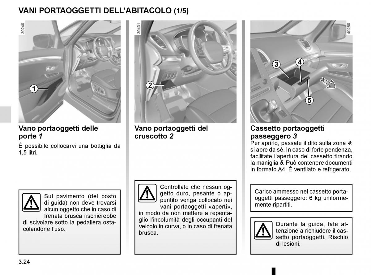 Renault Espace V 5 manuale del proprietario / page 212