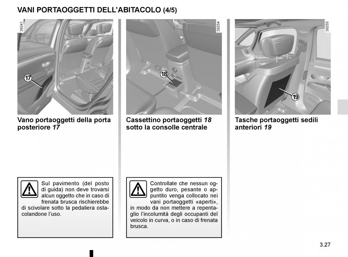 Renault Espace V 5 manuale del proprietario / page 215