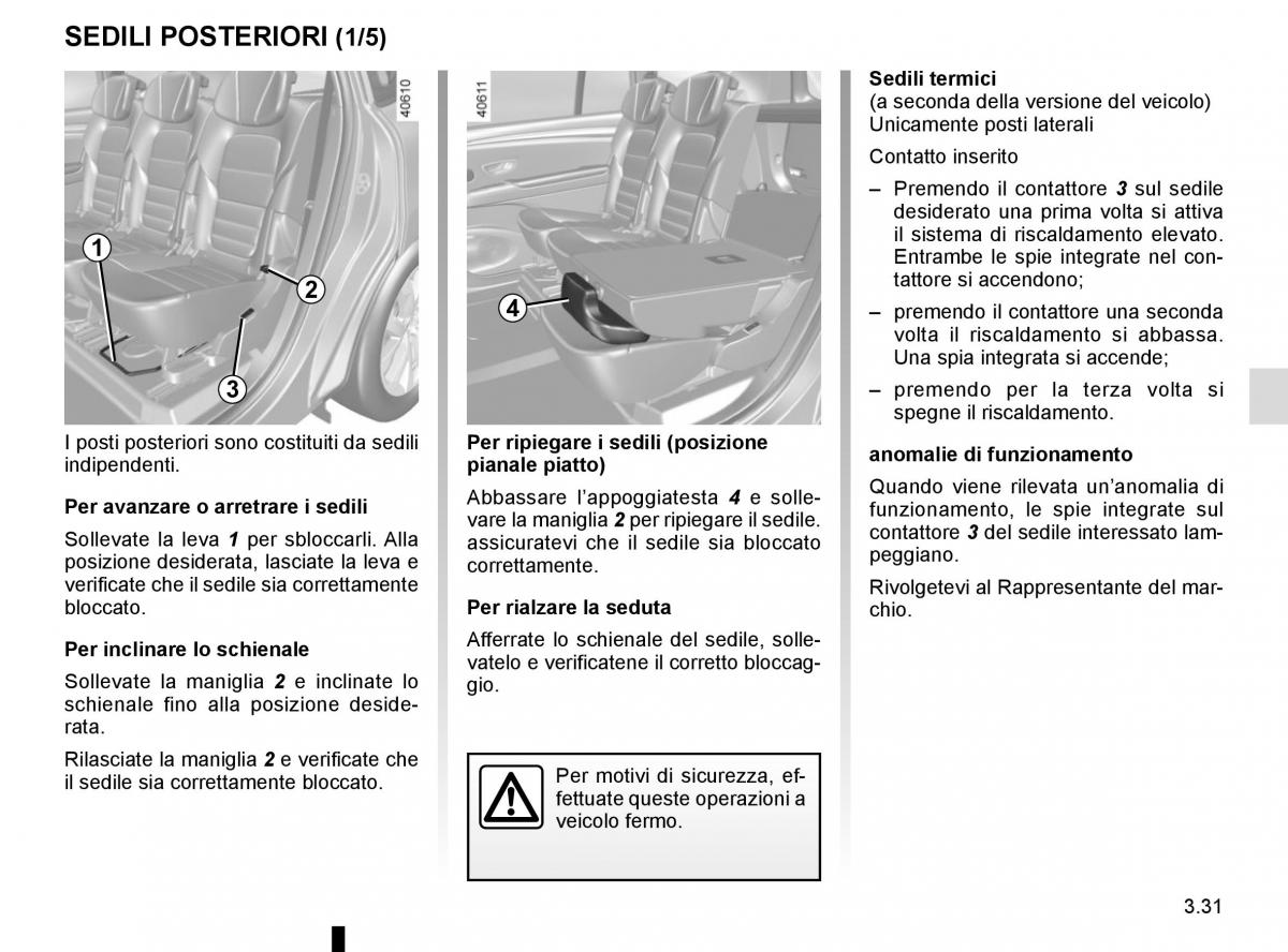 Renault Espace V 5 manuale del proprietario / page 219