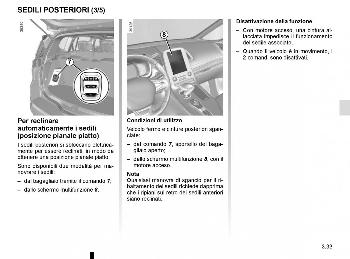 Renault Espace V 5 manuale del proprietario / page 221