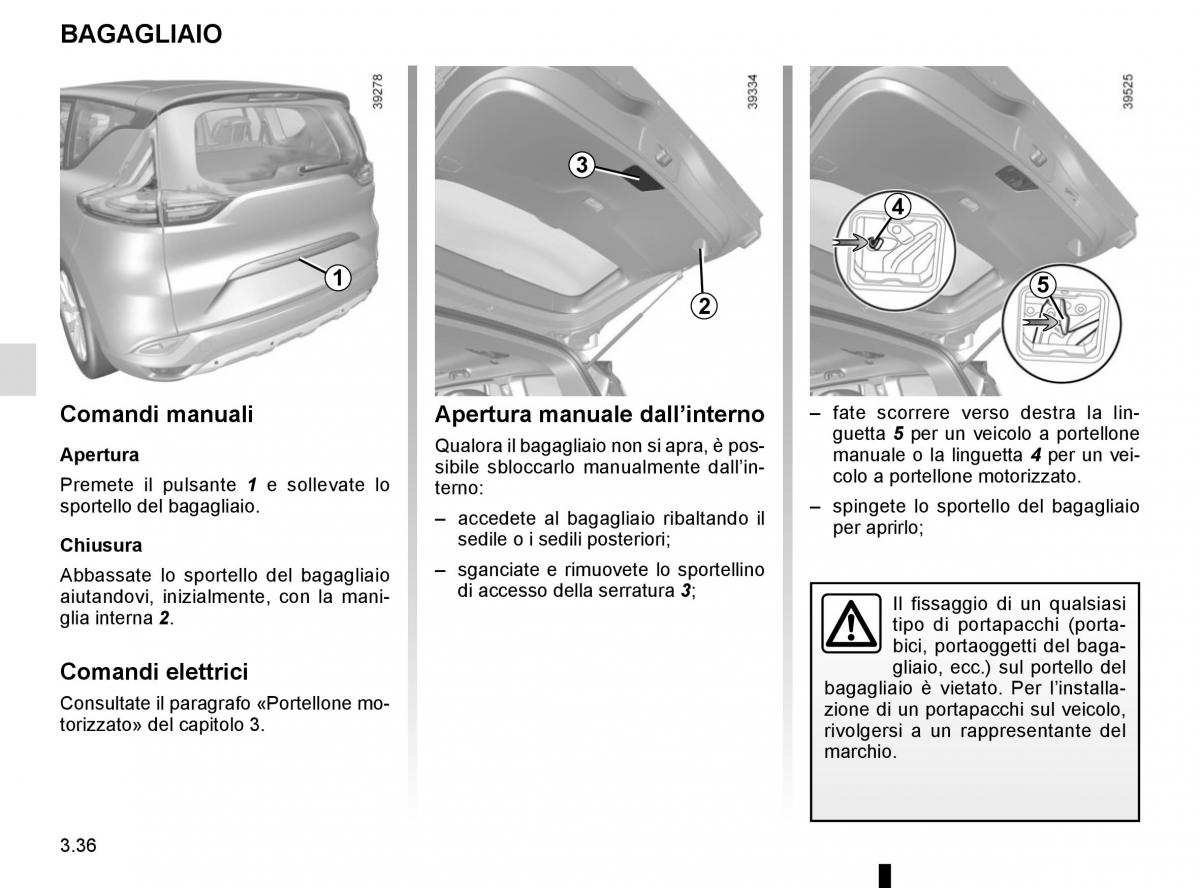 Renault Espace V 5 manuale del proprietario / page 224