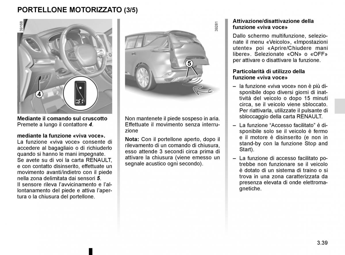 Renault Espace V 5 manuale del proprietario / page 227