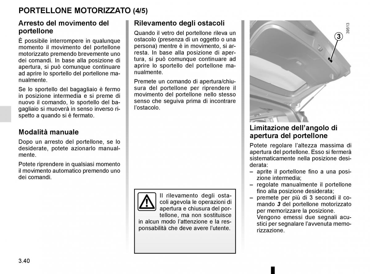 Renault Espace V 5 manuale del proprietario / page 228