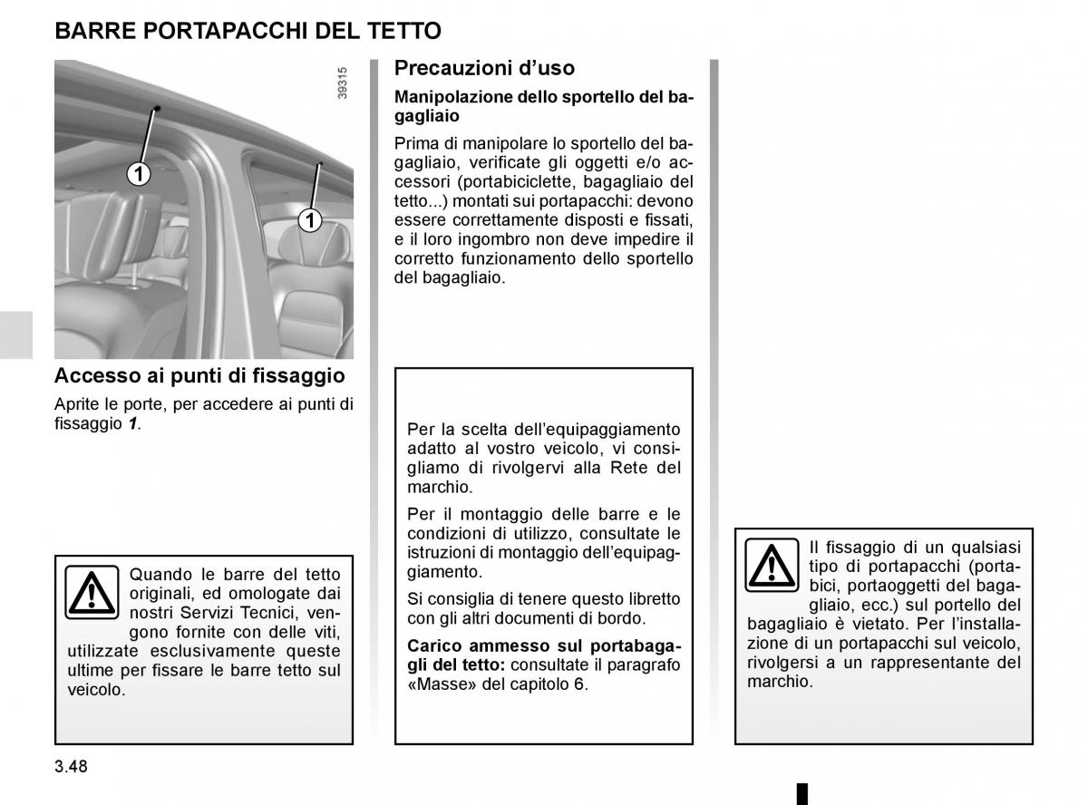 Renault Espace V 5 manuale del proprietario / page 236