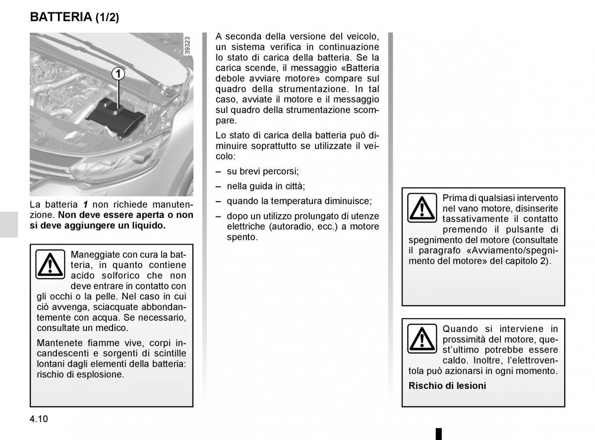 Renault Espace V 5 manuale del proprietario / page 248