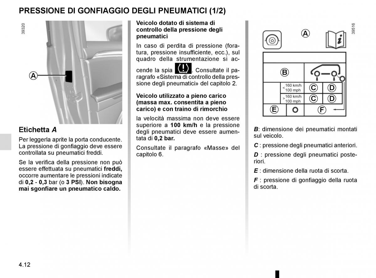 Renault Espace V 5 manuale del proprietario / page 250