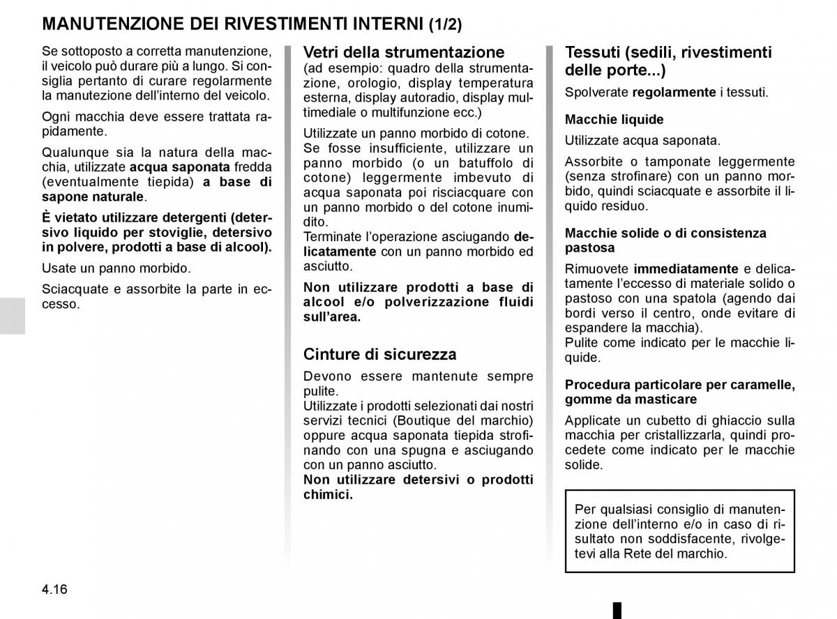 Renault Espace V 5 manuale del proprietario / page 254