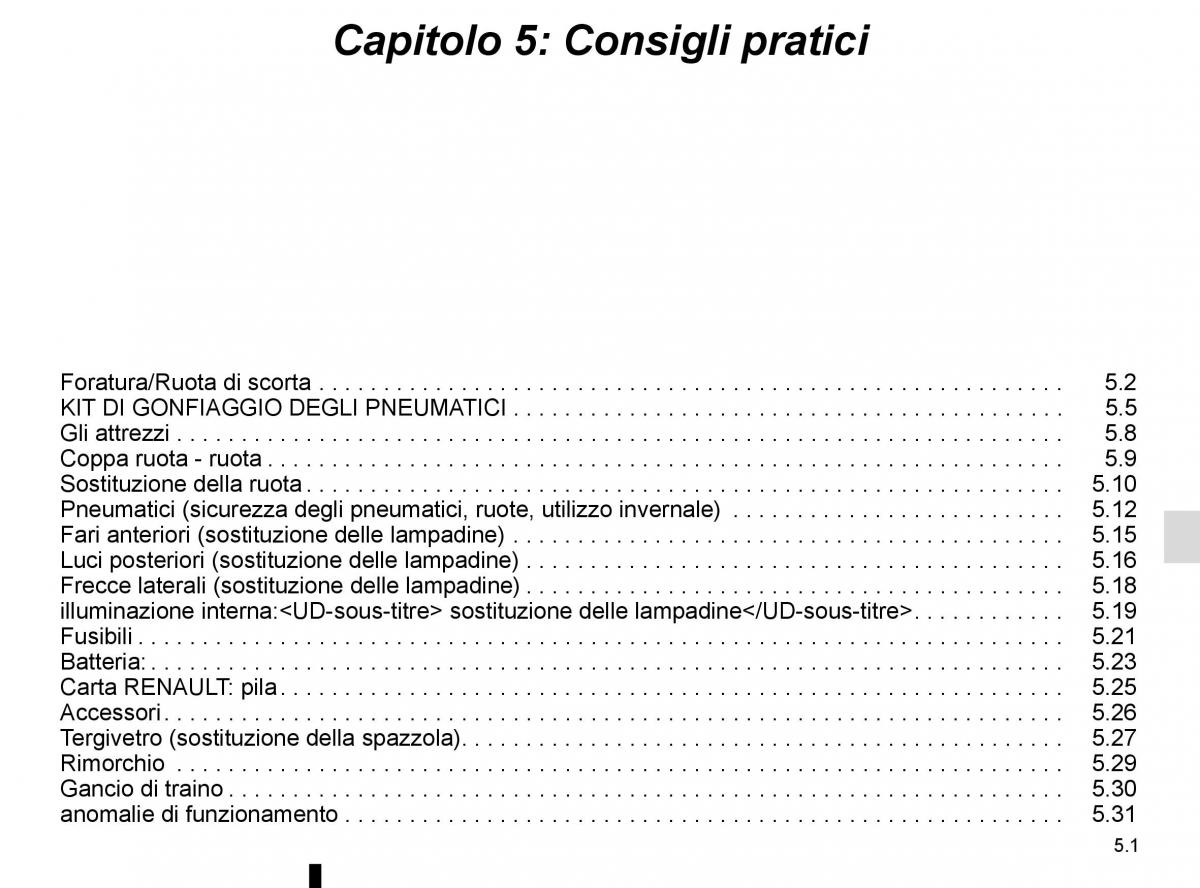 Renault Espace V 5 manuale del proprietario / page 257