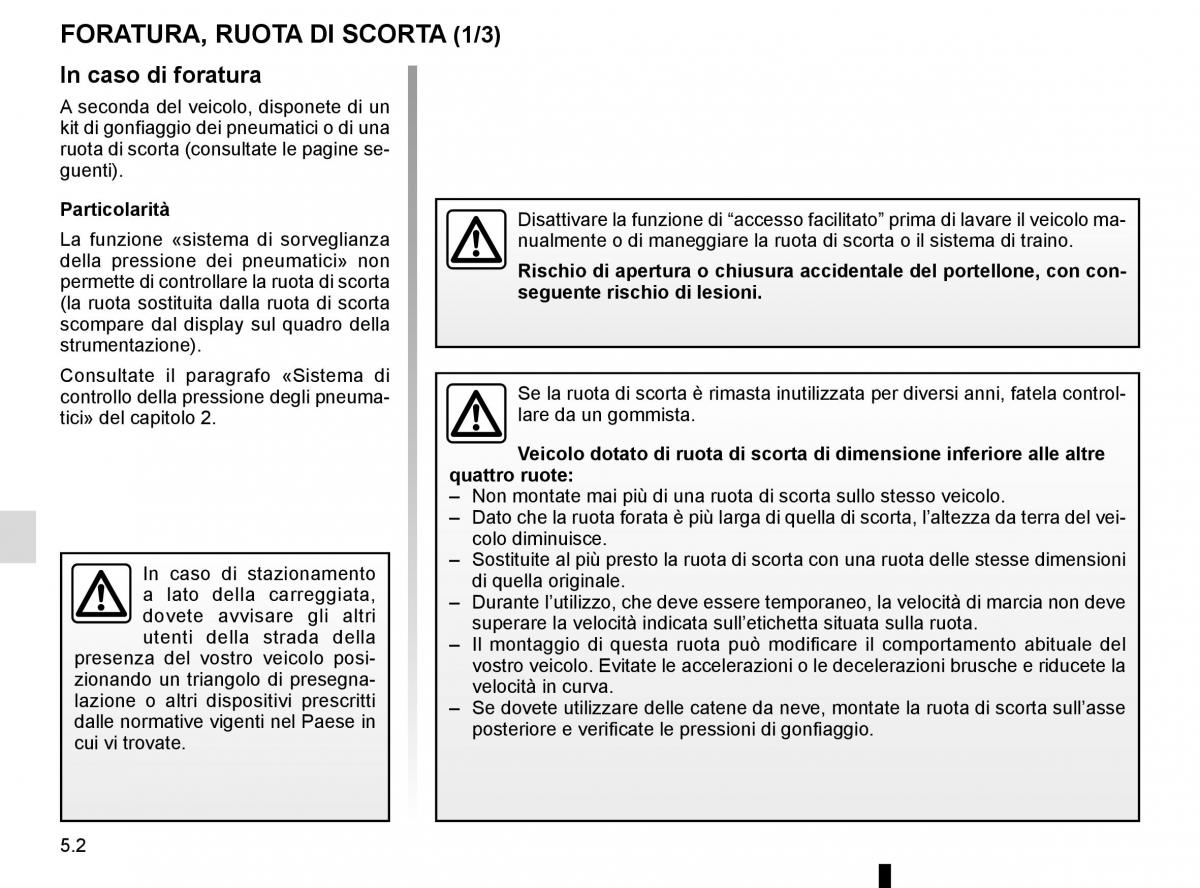 Renault Espace V 5 manuale del proprietario / page 258