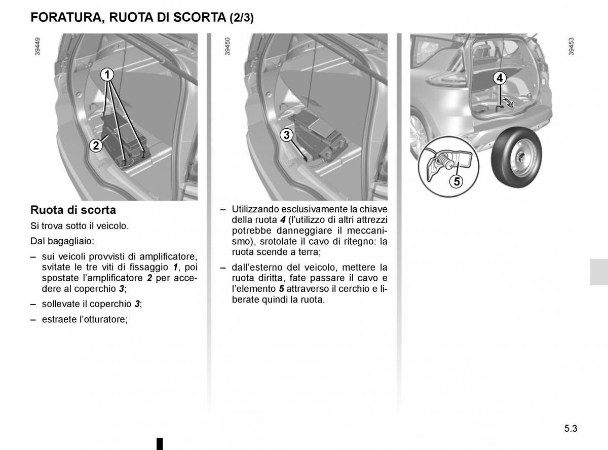 Renault Espace V 5 manuale del proprietario / page 259