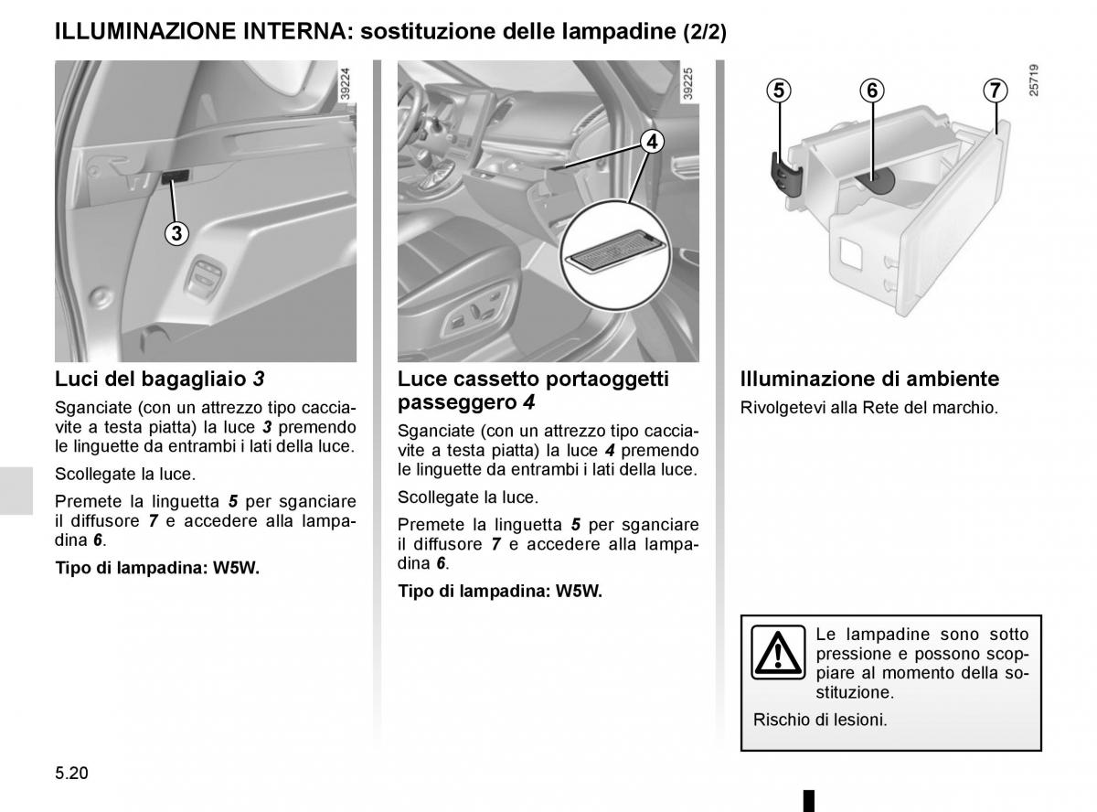 Renault Espace V 5 manuale del proprietario / page 276