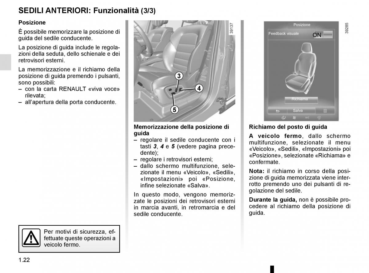 Renault Espace V 5 manuale del proprietario / page 28