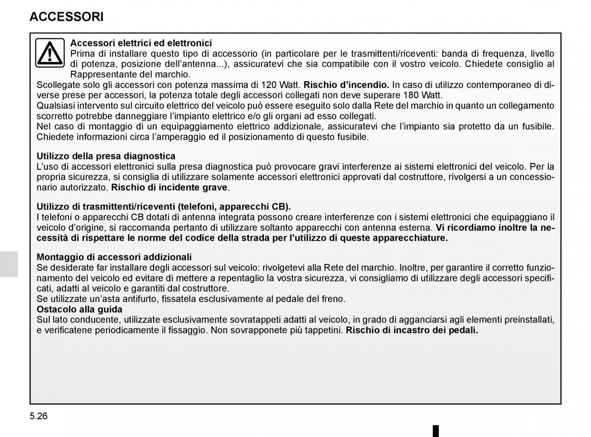 Renault Espace V 5 manuale del proprietario / page 282