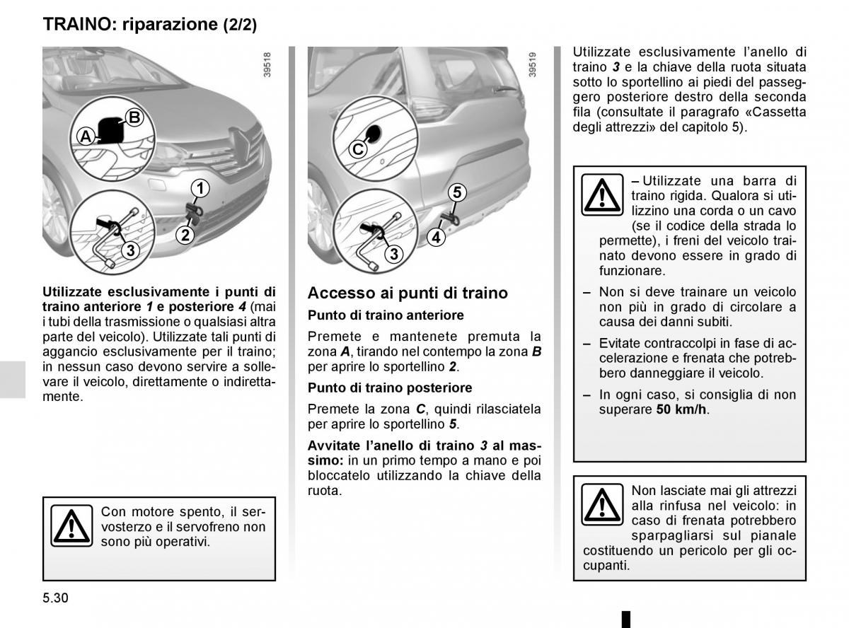 Renault Espace V 5 manuale del proprietario / page 286