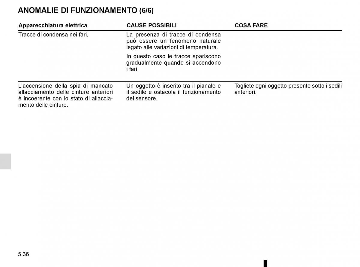 Renault Espace V 5 manuale del proprietario / page 292