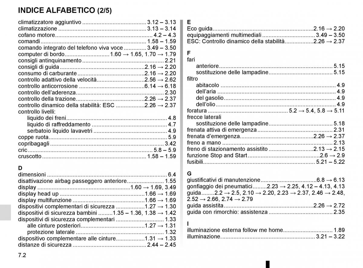 Renault Espace V 5 manuale del proprietario / page 312