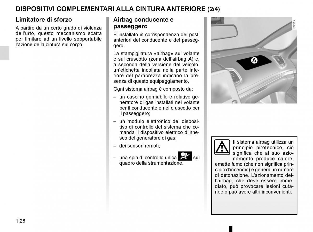 Renault Espace V 5 manuale del proprietario / page 34