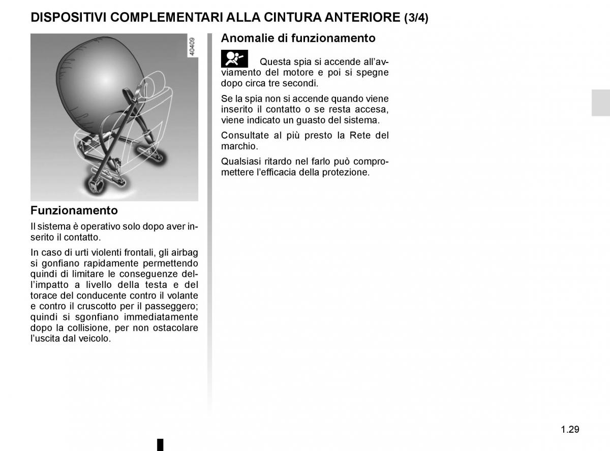 Renault Espace V 5 manuale del proprietario / page 35