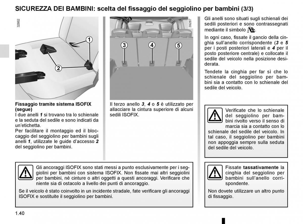 Renault Espace V 5 manuale del proprietario / page 46