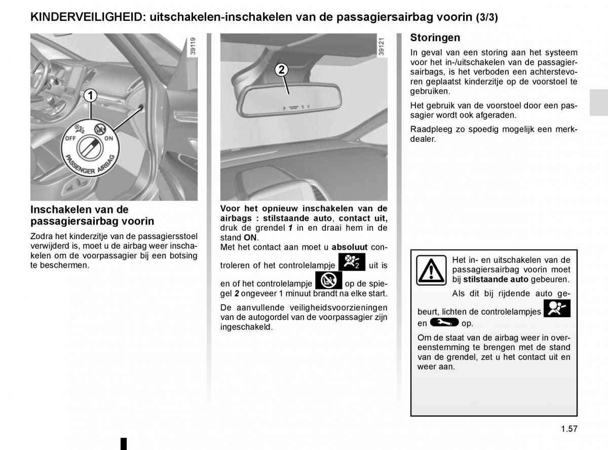 Renault Espace V 5 handleiding / page 63