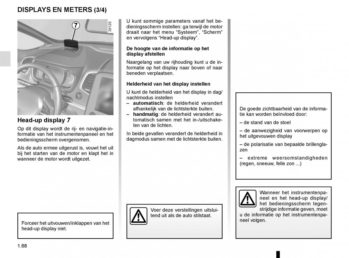 Renault Espace V 5 handleiding / page 74