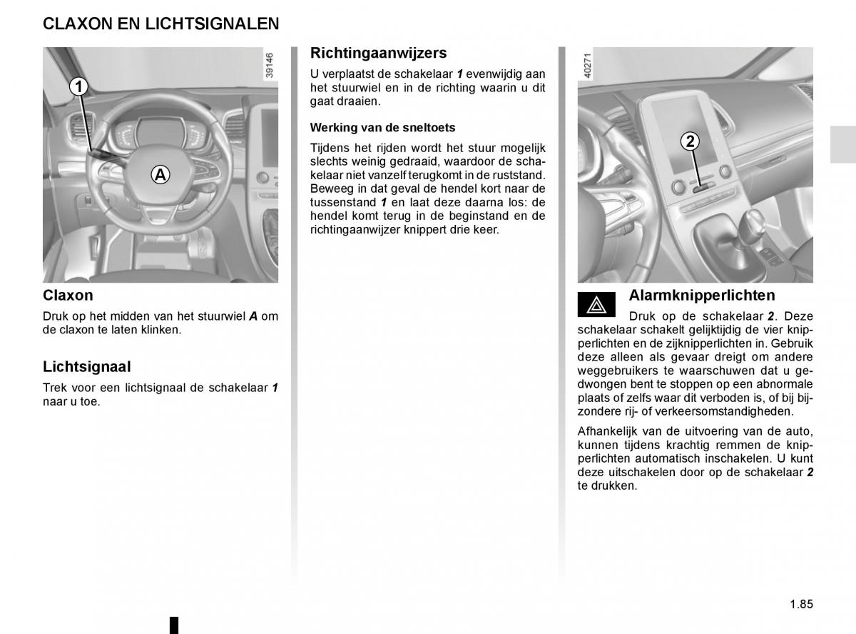 Renault Espace V 5 handleiding / page 91